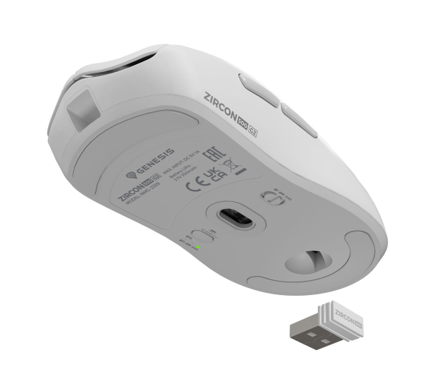 Genesis Zircon 500 Wireless biała NMG-2114 - 1207217 - zdjęcie 8